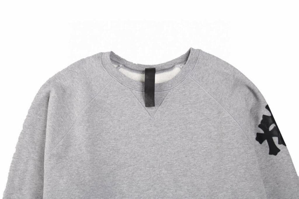 Chrome Hearts Leather Cross Patch Sweatshirt