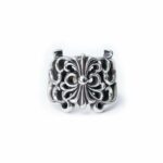 BUTTERFLY FLORAL CROSS RING